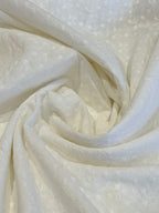 Ivory Embroidered Cotton