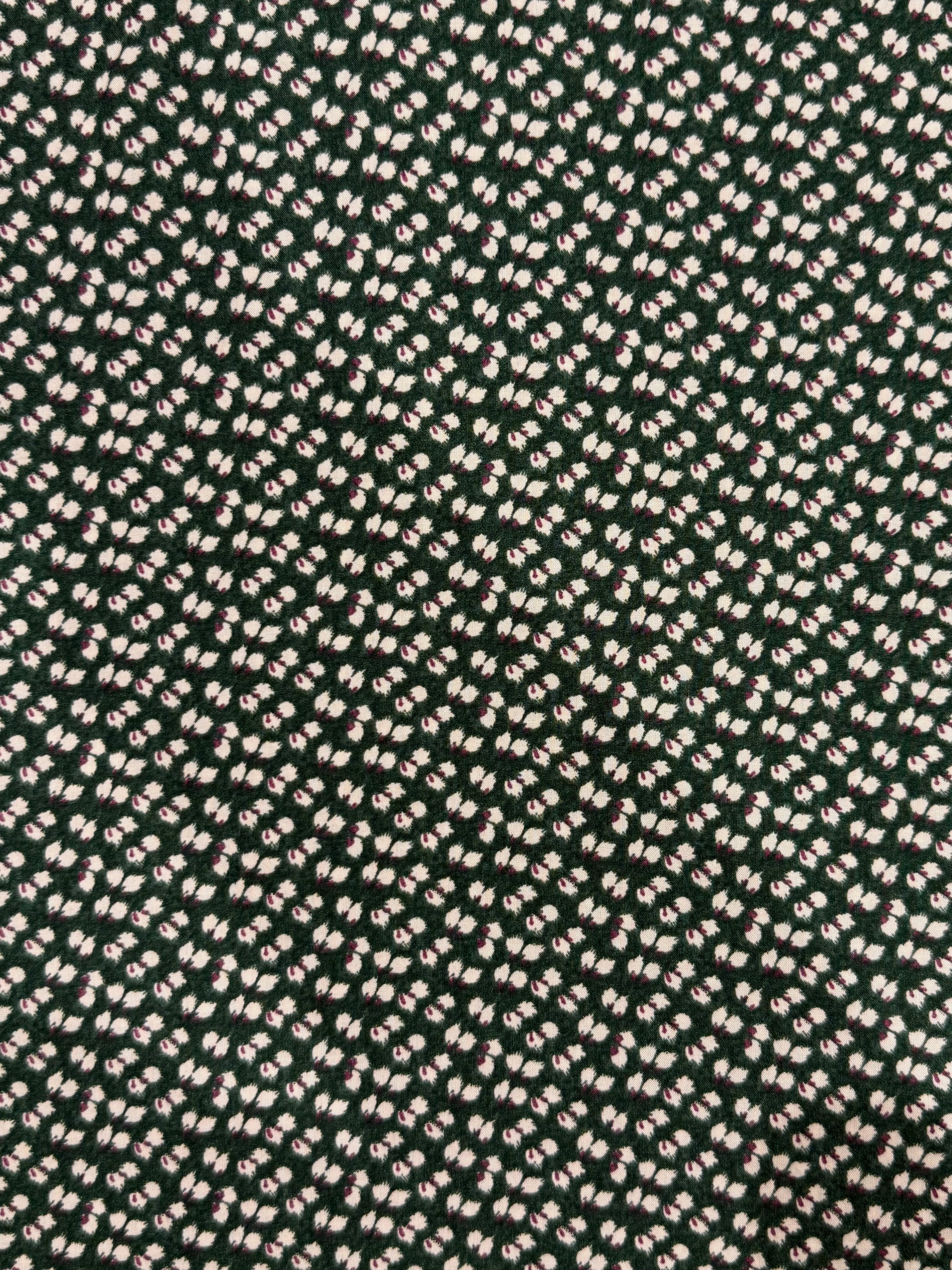 Petals Viscose - Forest Green