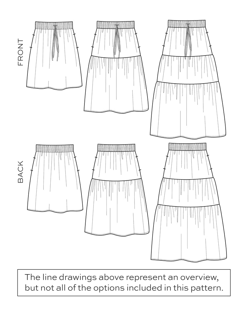 Mave Skirt By True Bias (0-18 and 14-30)