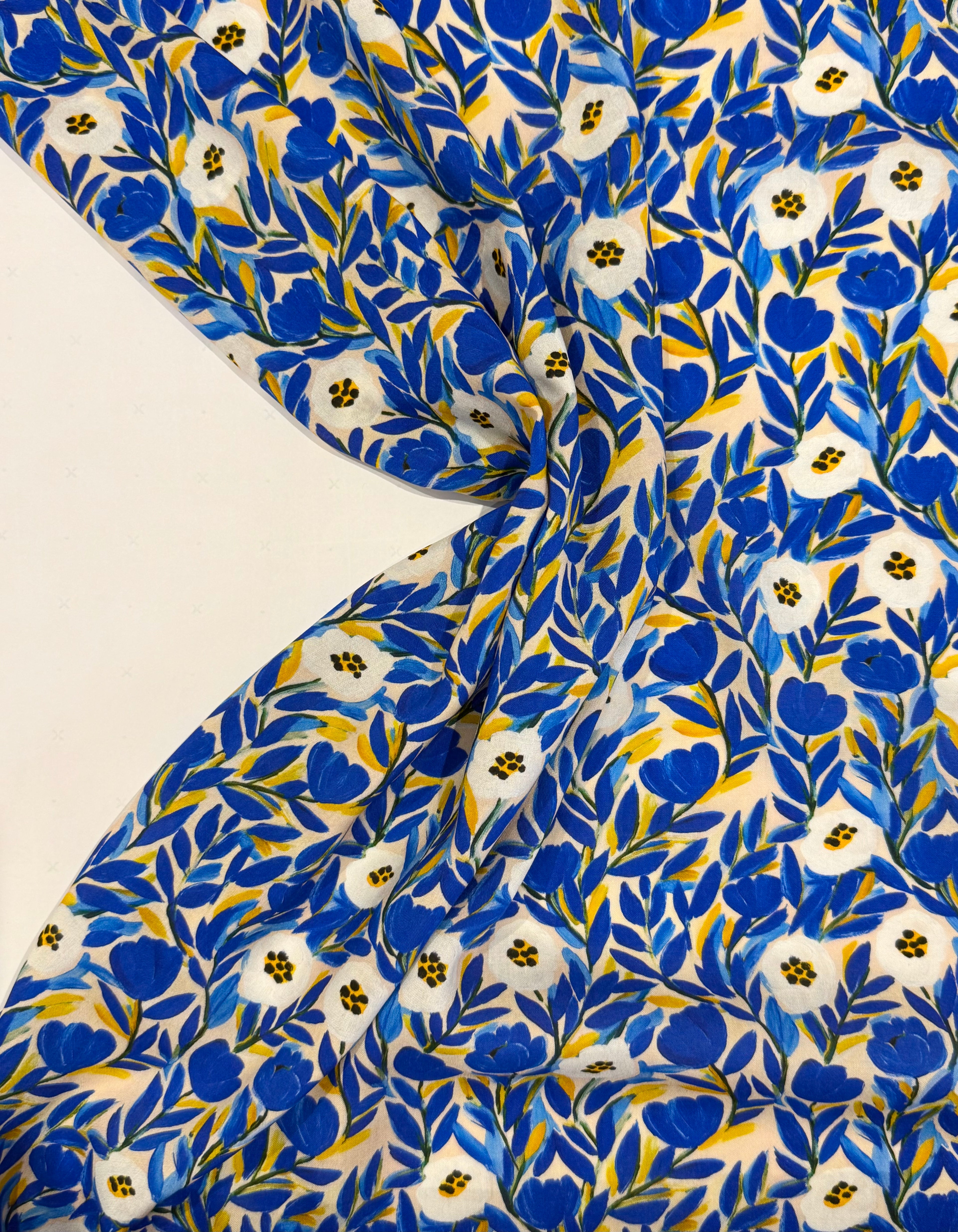 Ceramic Story Flowers Viscose Lawn