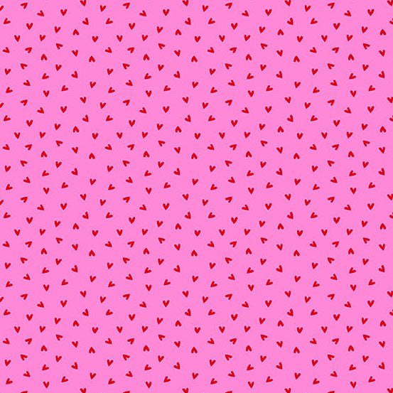 Little Ladies Love Bug Hugs Hot Pink A-10505-E  By Tami Jones For Andover Fabrics