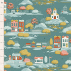 Village Life Village Teal 110180 By Tilda