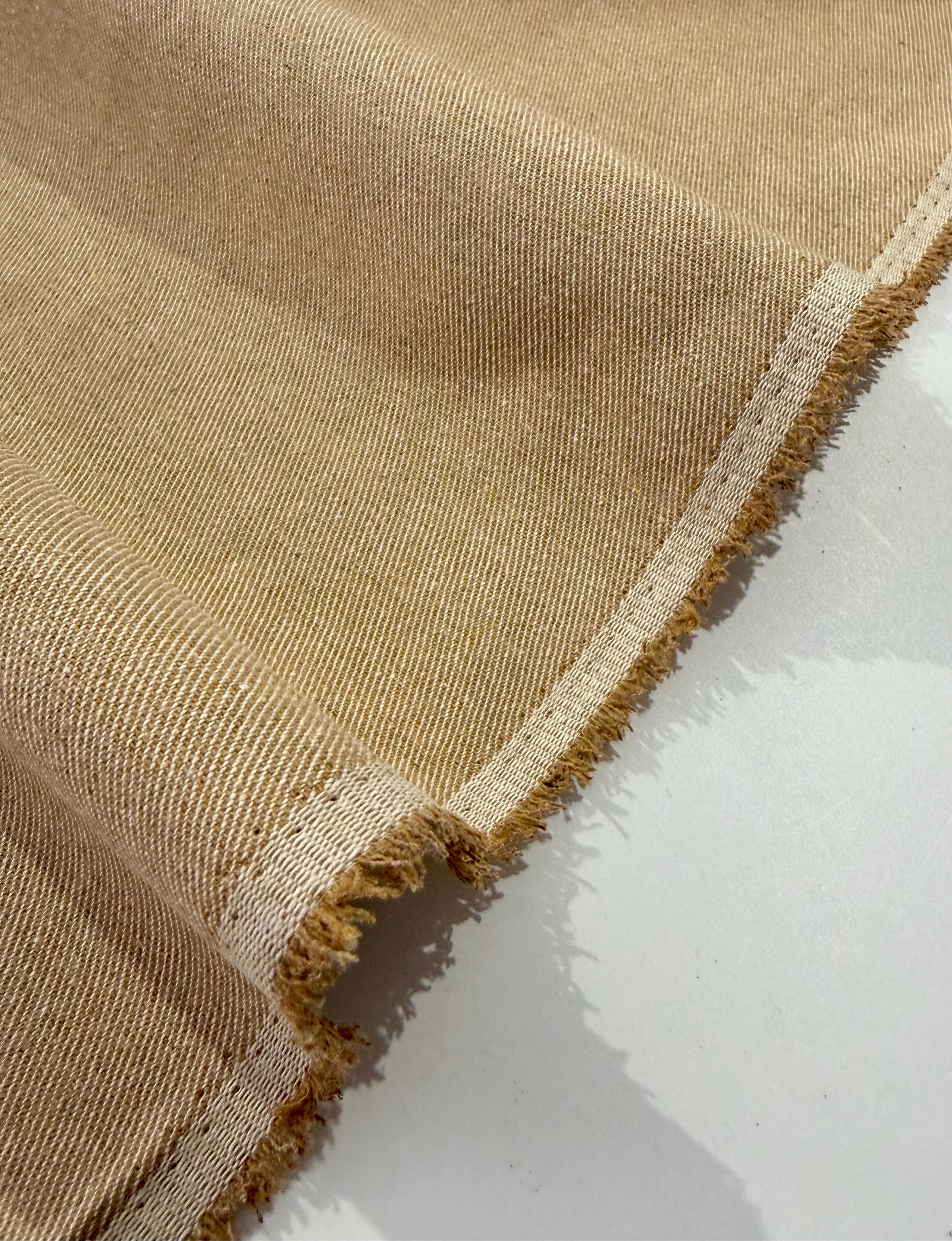 Non Stretch Pastel Denim - Sand