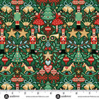The Nutcracker - Sugar Plum Green MU-229-G - By Makower UK