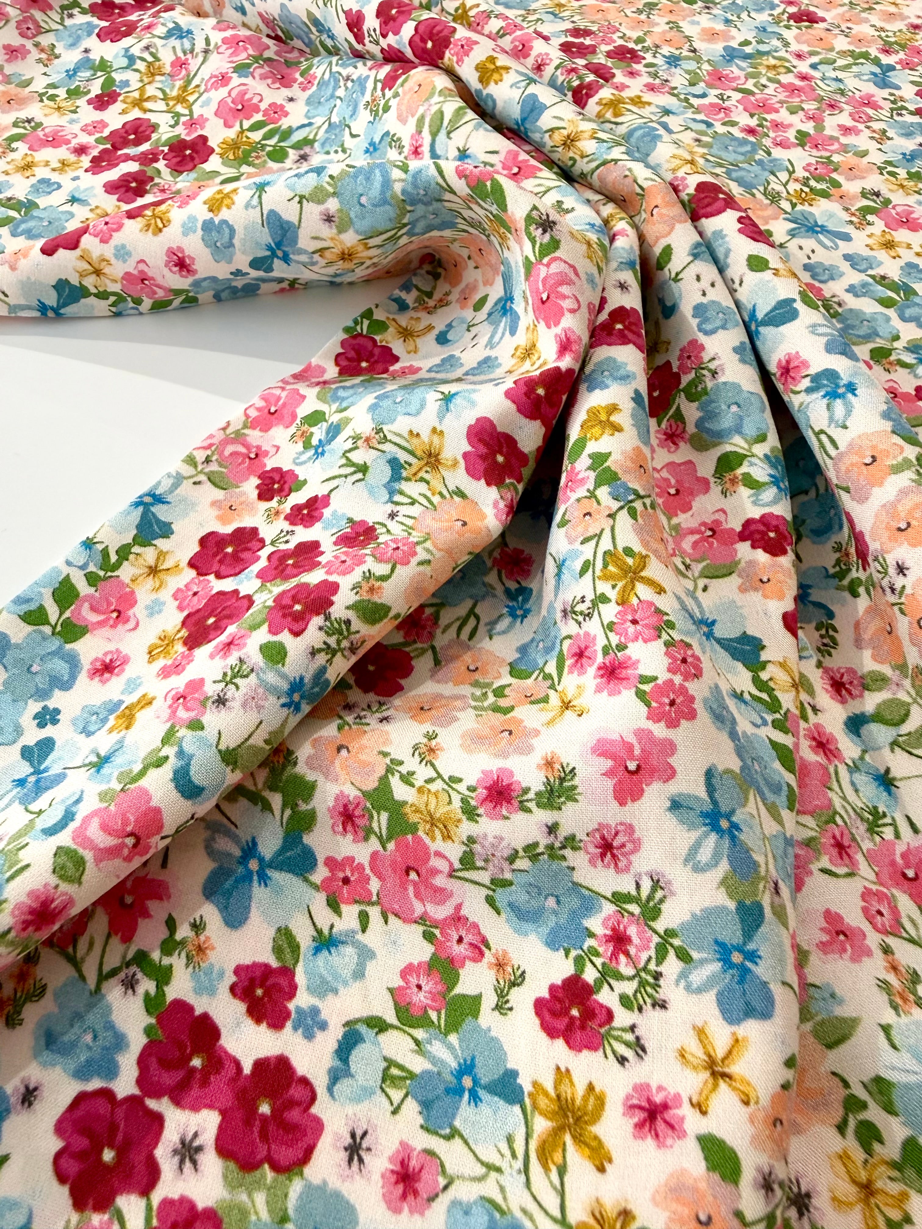 Flower Meadow Viscose