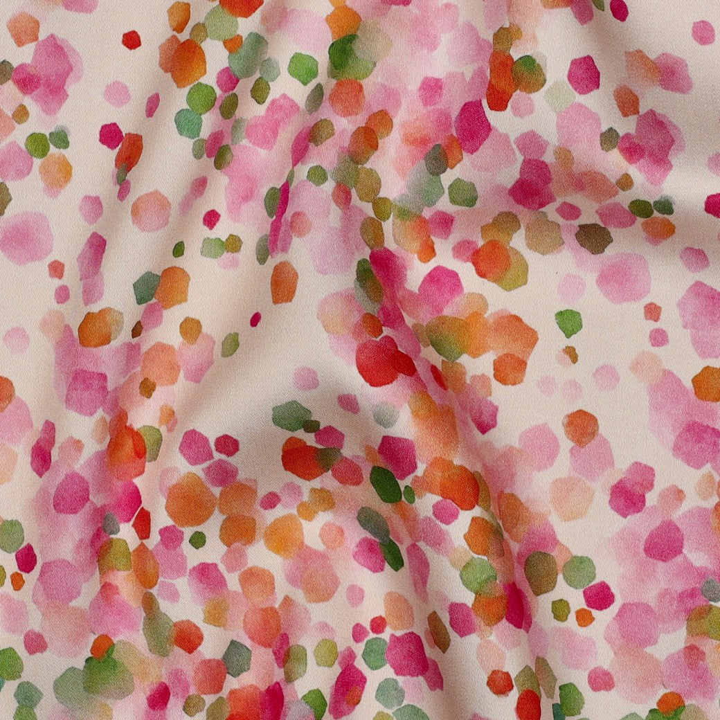 Dotty Viscose Satin