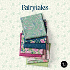 Fairytales Bird Aqua 2/10249T by Tiffany Lauren for Andover Fabrics