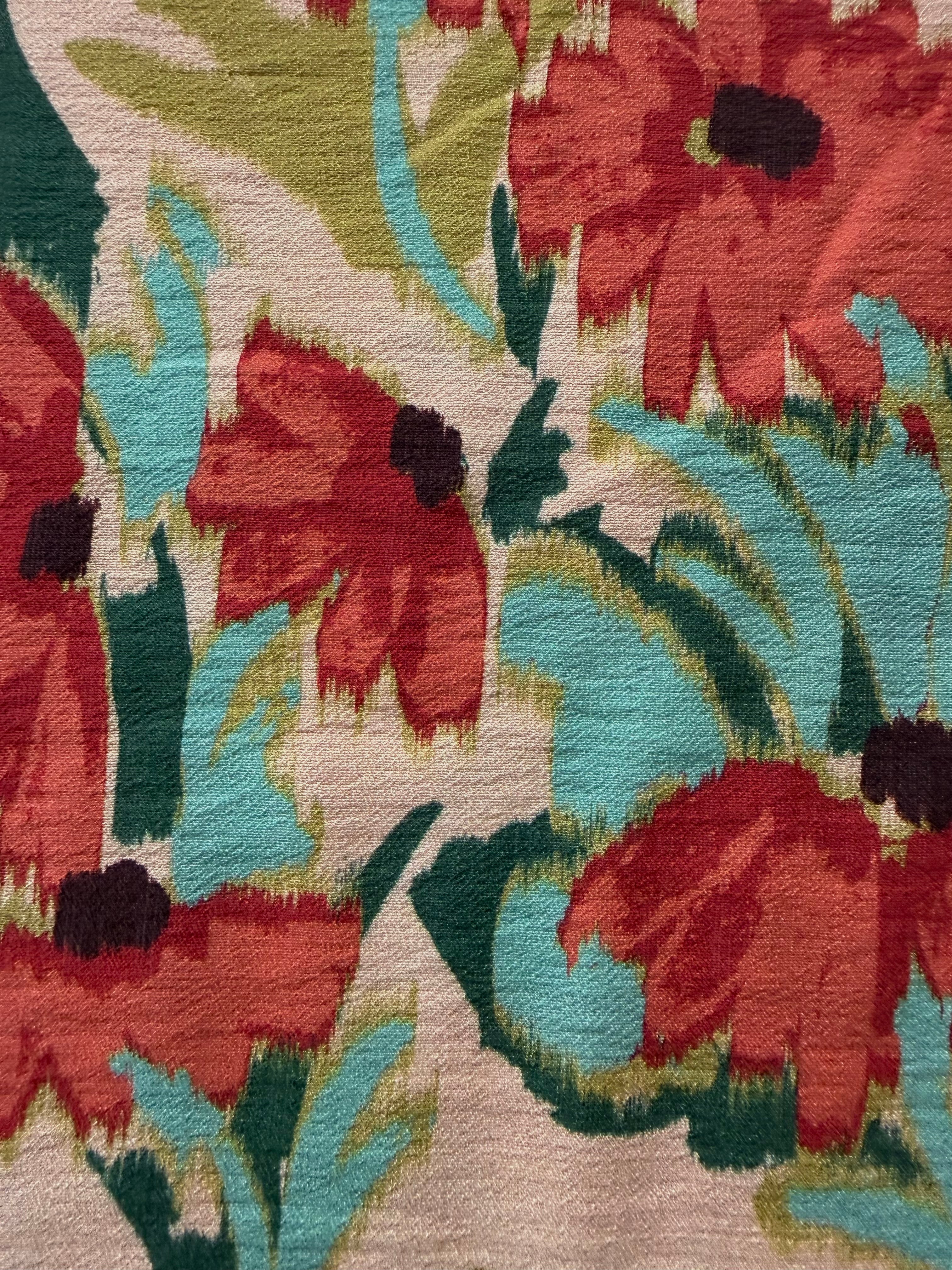 Petals In The Rain EcoVero™ Rayon/Linen Blend Crêpe By Lady McElroy
