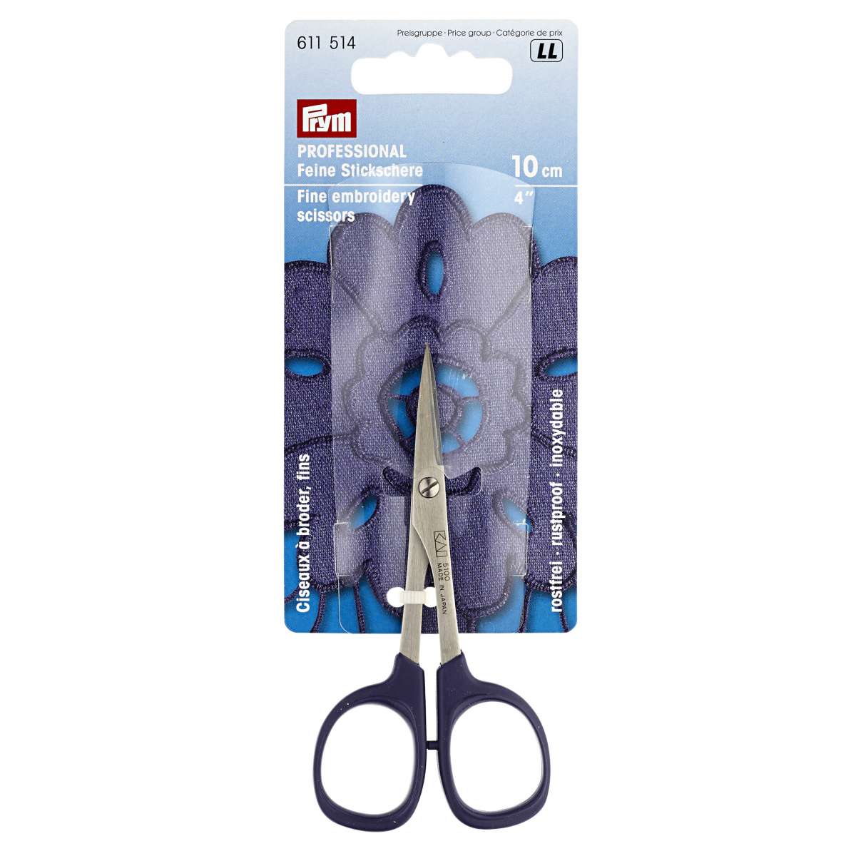 Prym 611514 Fine Embroidery Scissors