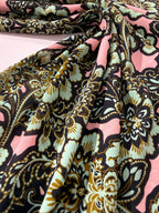 Rose Baroque Deadstock Crêpe