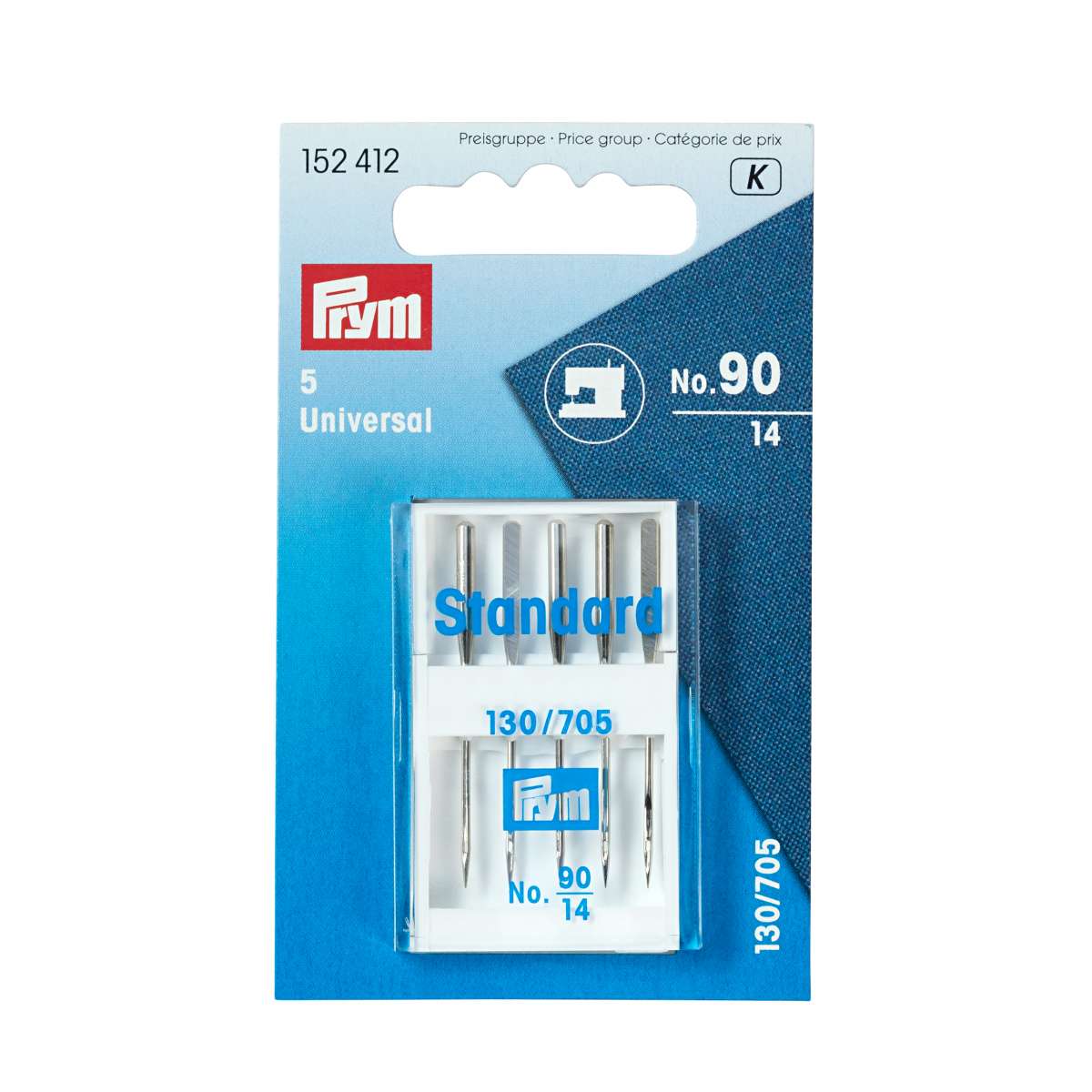 Prym 154412 Universal Machine Needles No.90