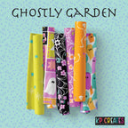 Ghostly Garden Spot White Spider 2/10200L By KP Creates for Andover Fabrics
