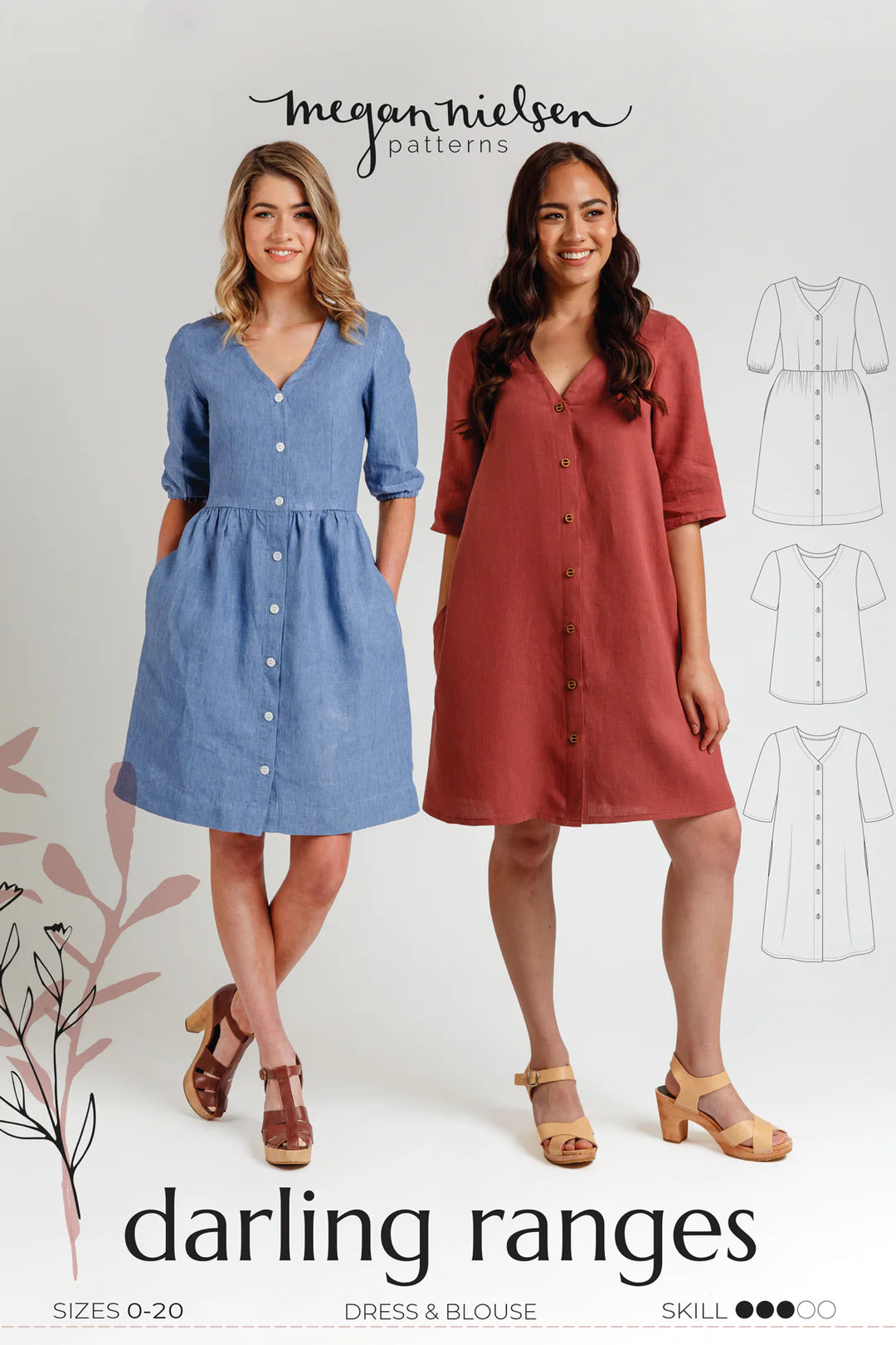 Darling Ranges Dress And Blouse By Megan Nielsen