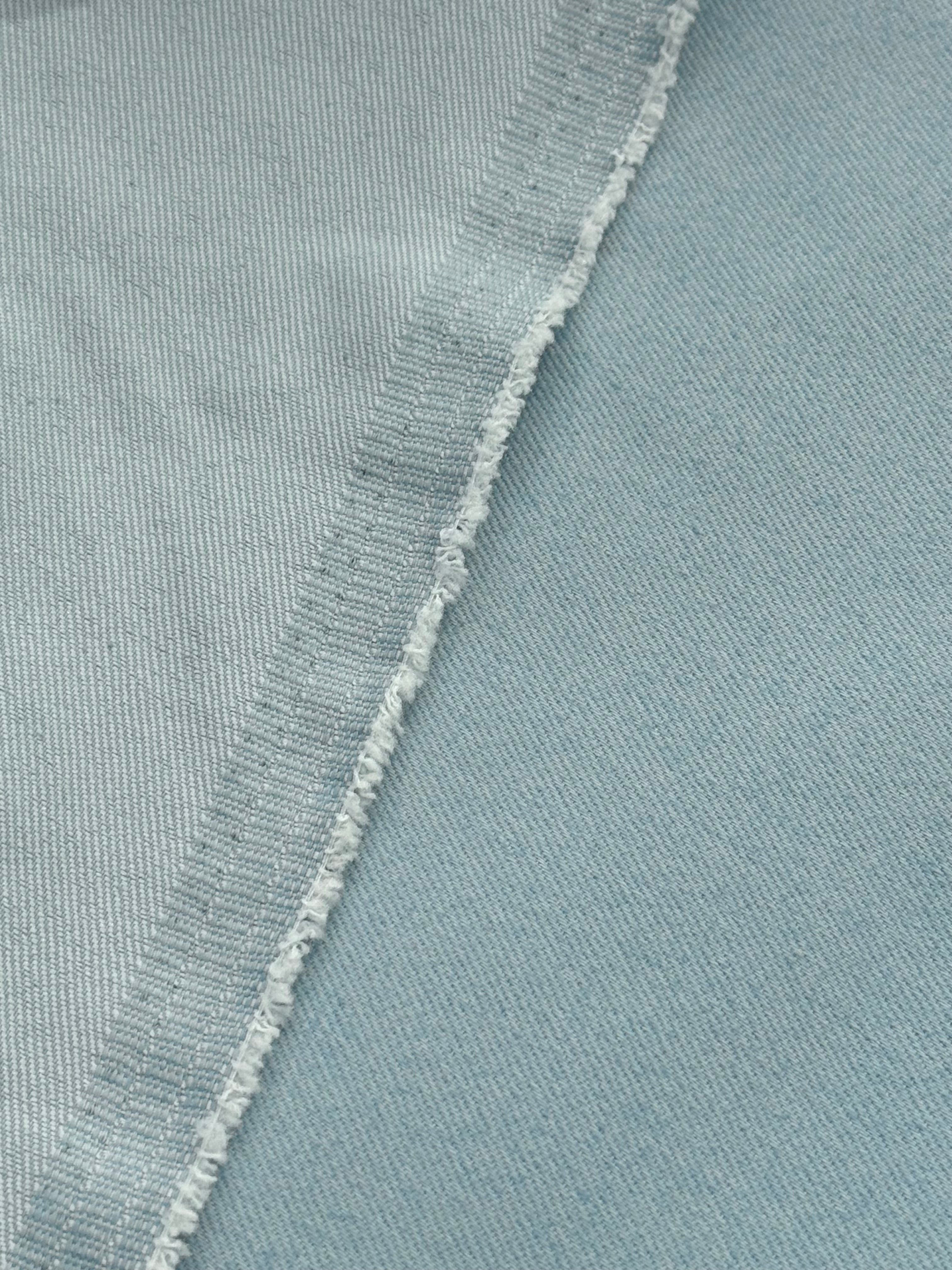 Ex Paul Smith Deadstock Stretch Denim – Pale Aqua Blue