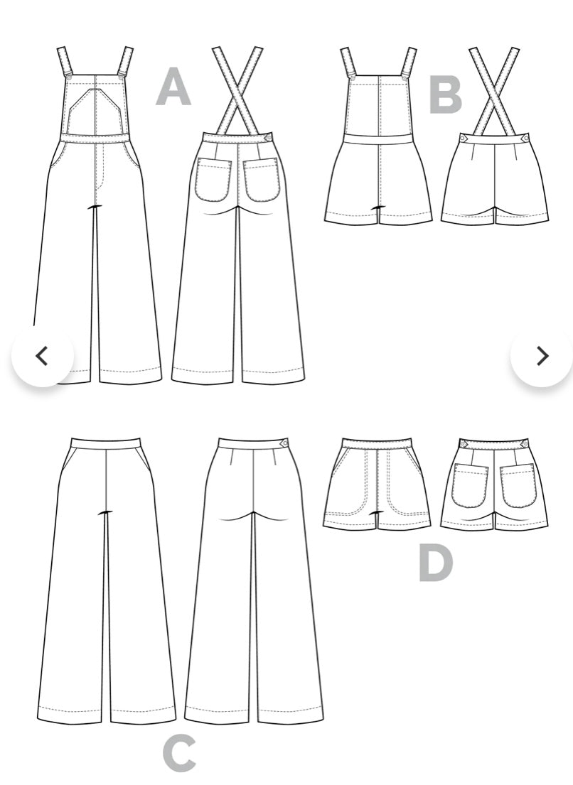 Closet Core Jenny Overalls, Trousers And Shorts Size 0-20