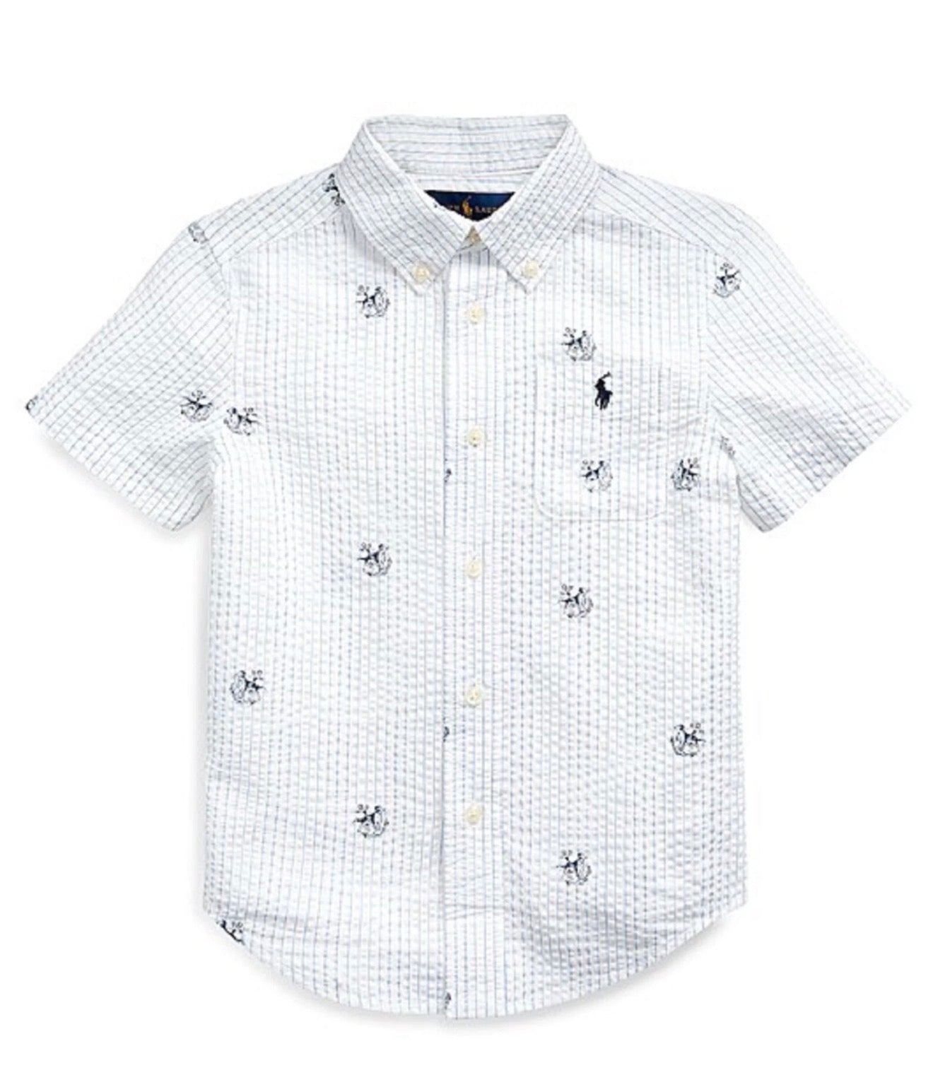 Dog And Anchor Deadstock Seersucker Cotton