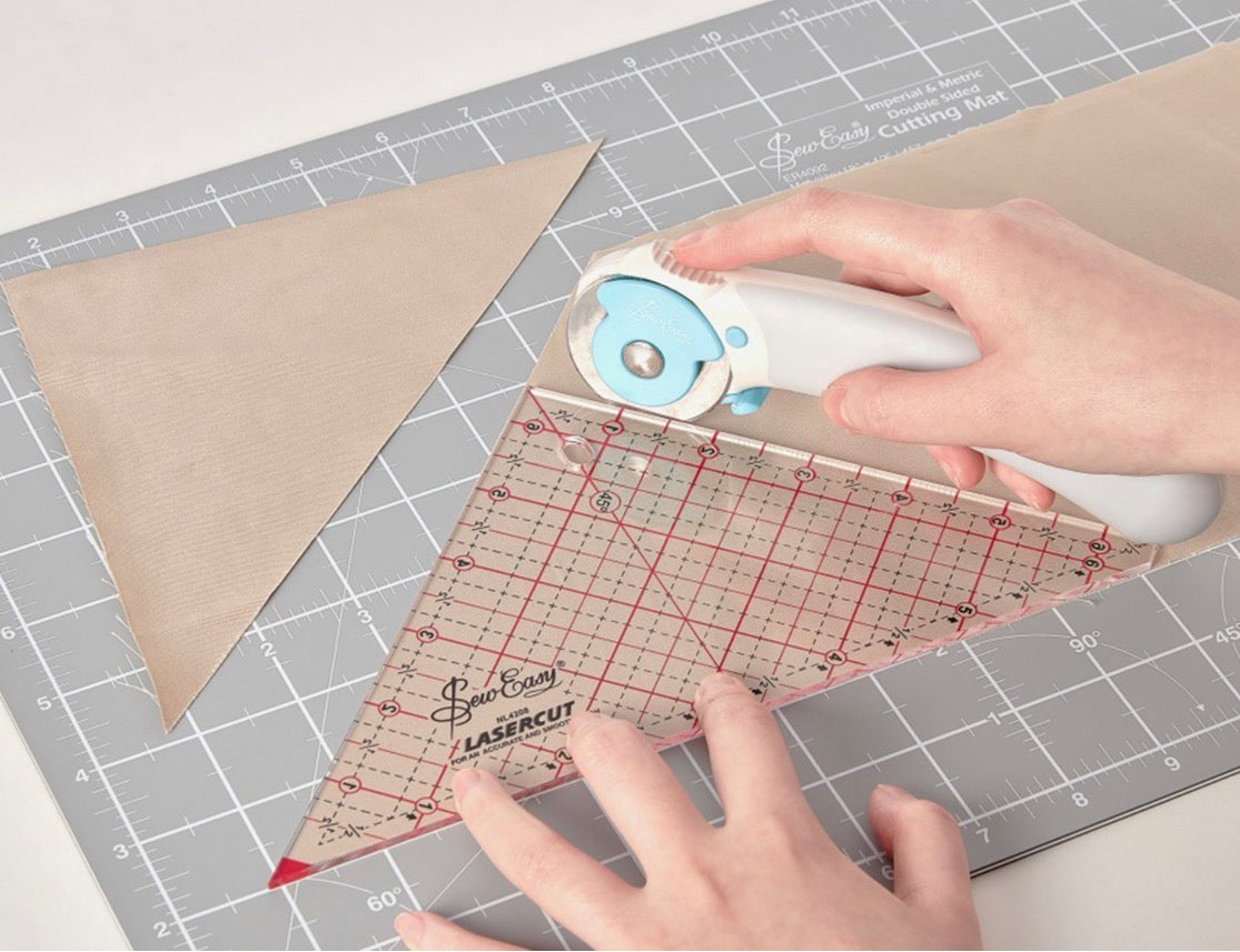 6.5” Inch Quilting Triangle Ruler By Sew Easy