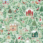 Cottages Green MU240G - Country Christmas By Makower UK