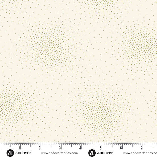 Spritz Metallic Cream A-10046-ML By Andover Fabrics
