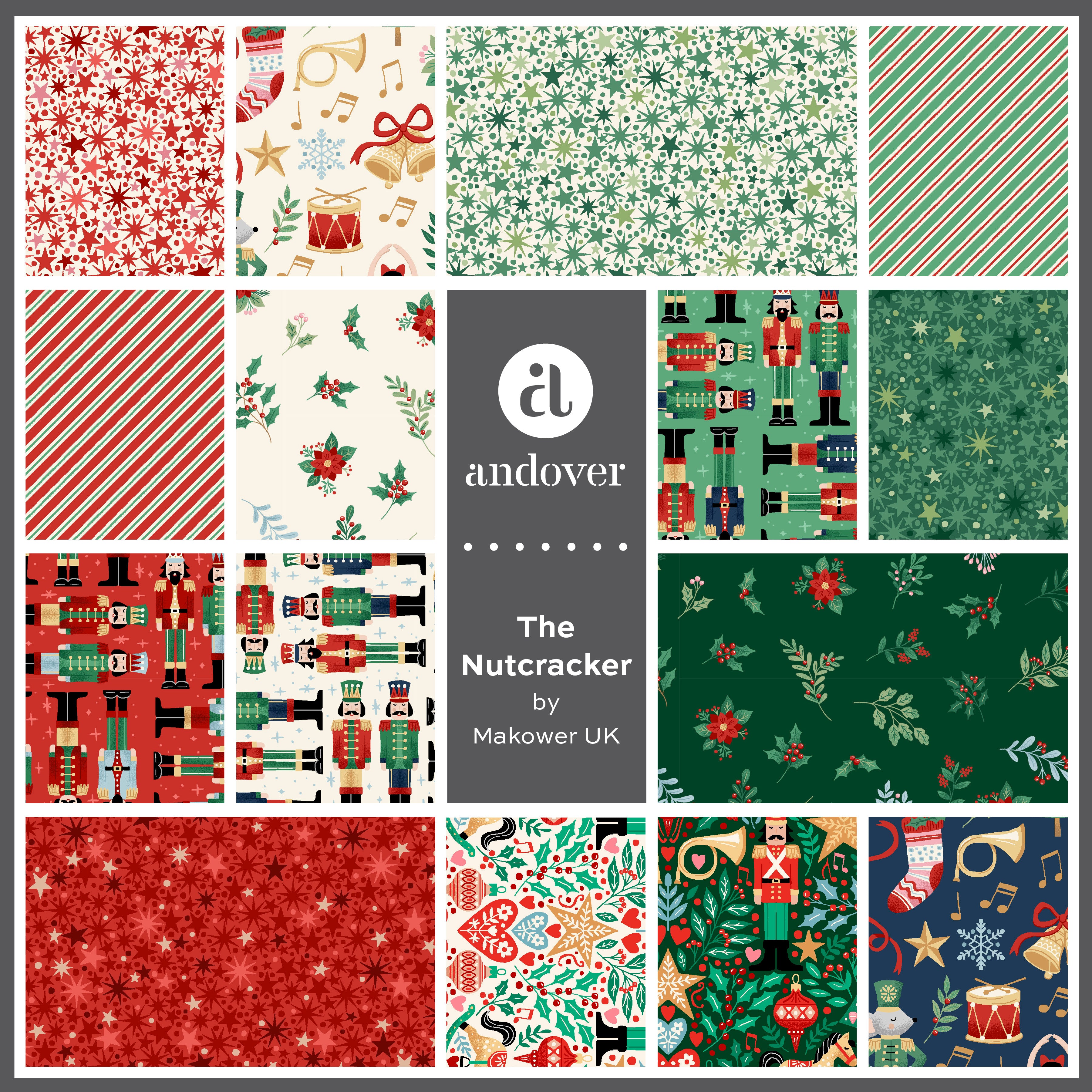 The Nutcracker Advent Calendar By Makower UK
