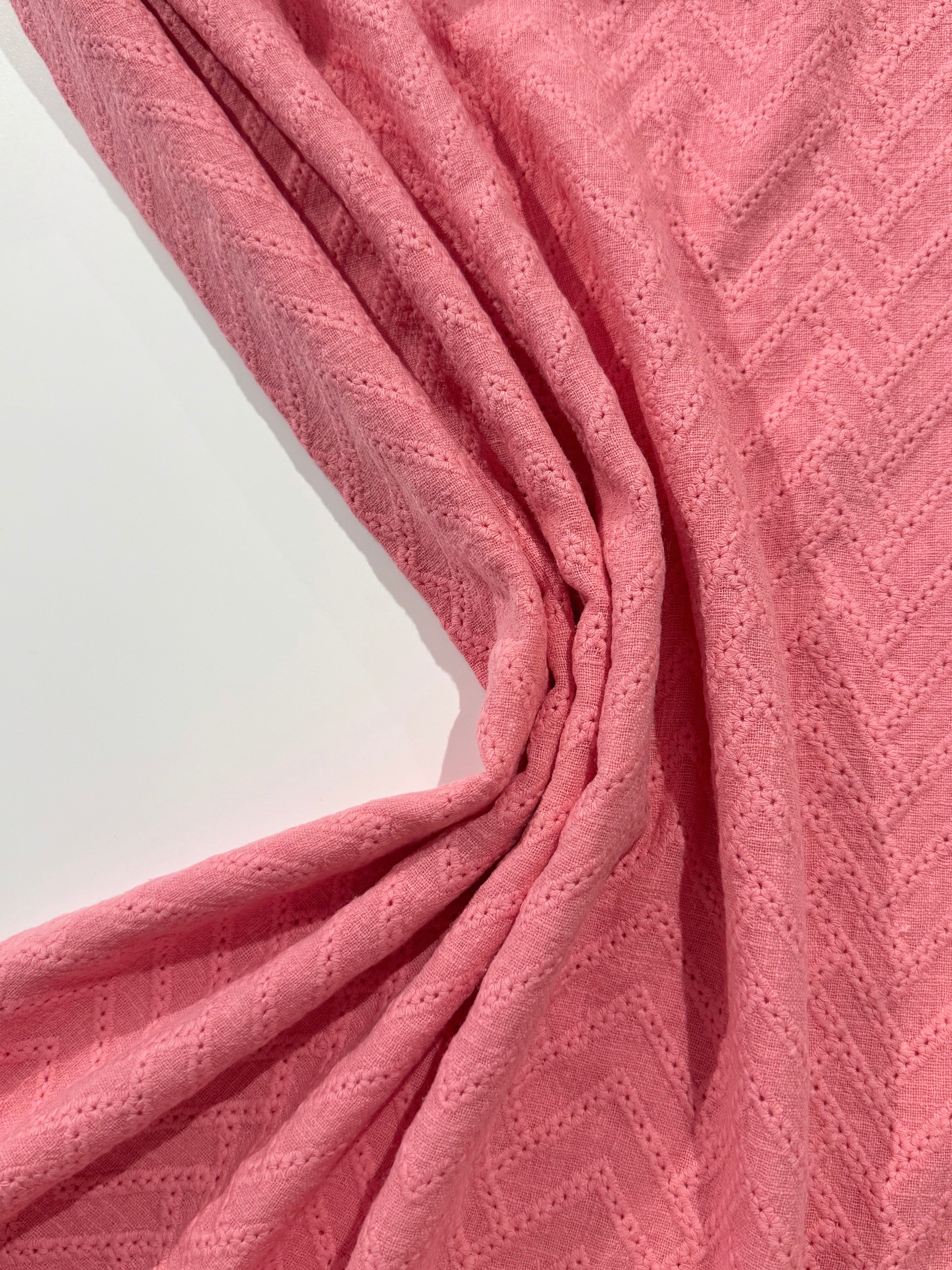 Coral Reef Embroidered Cotton