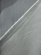 Ex Designer Deadstock Stripe Cotton - Navy