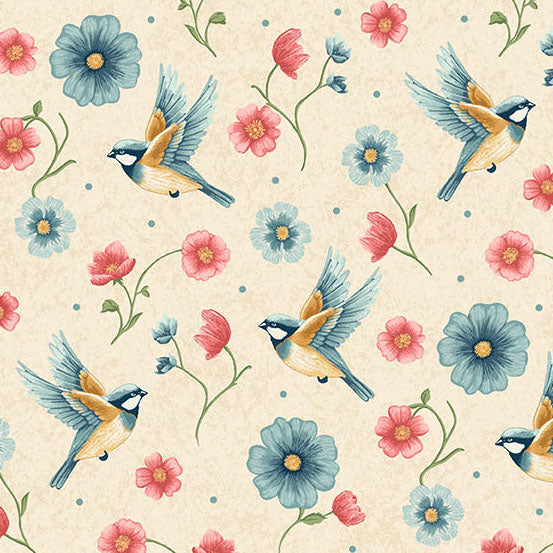 Sparrow Falls Sparrow Falls Ivory A-10388-L By Andover Fabrics
