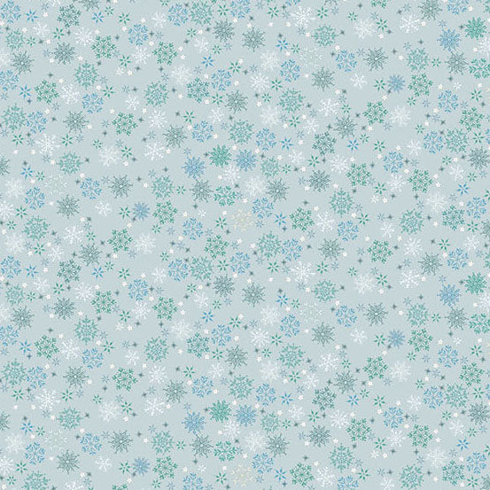 Frosty Blue MU236B - Country Christmas By Makower UK