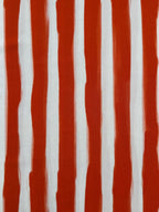Painterly Stripe Deadstock Viscose