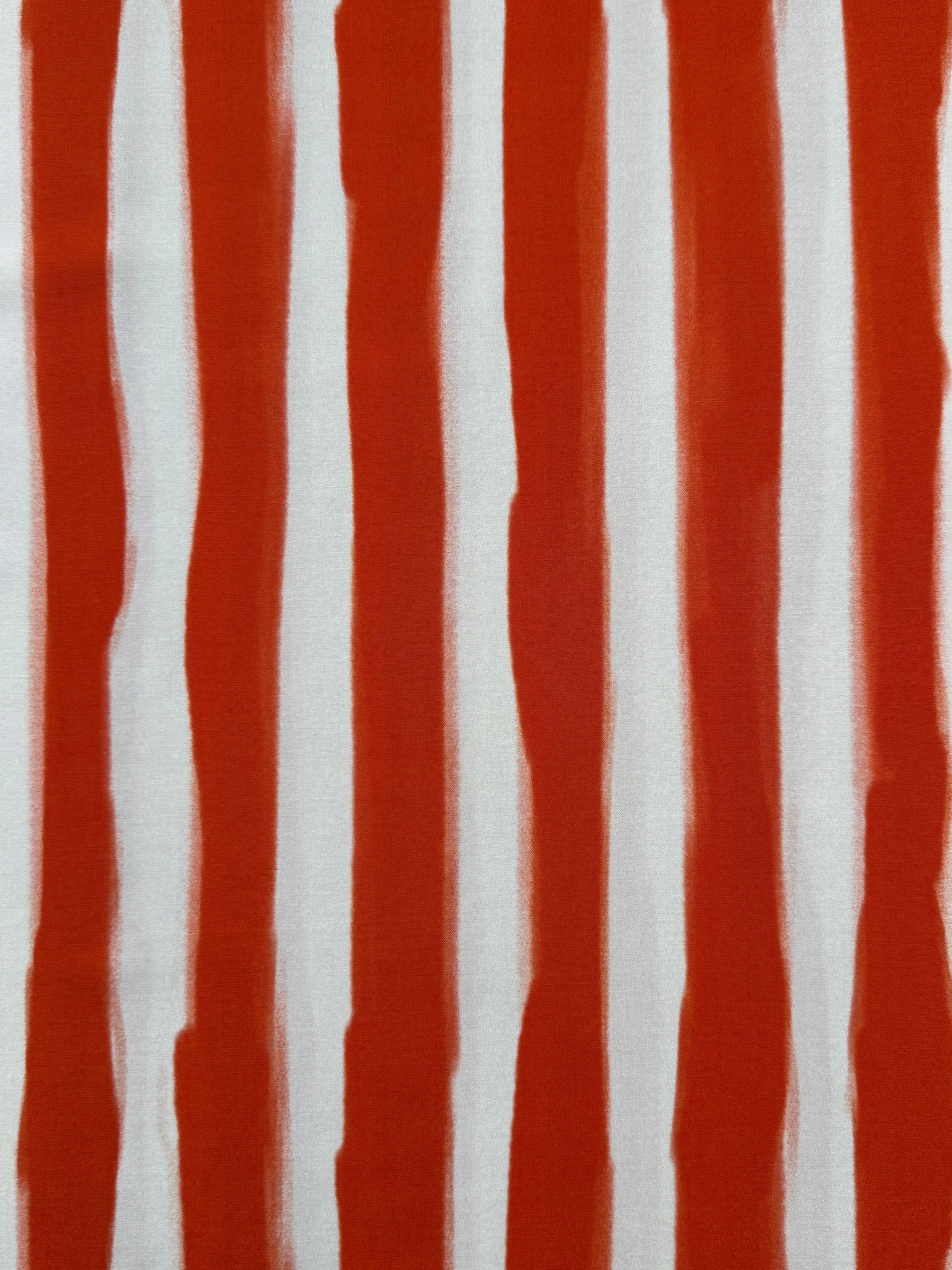 Painterly Stripe Deadstock Viscose