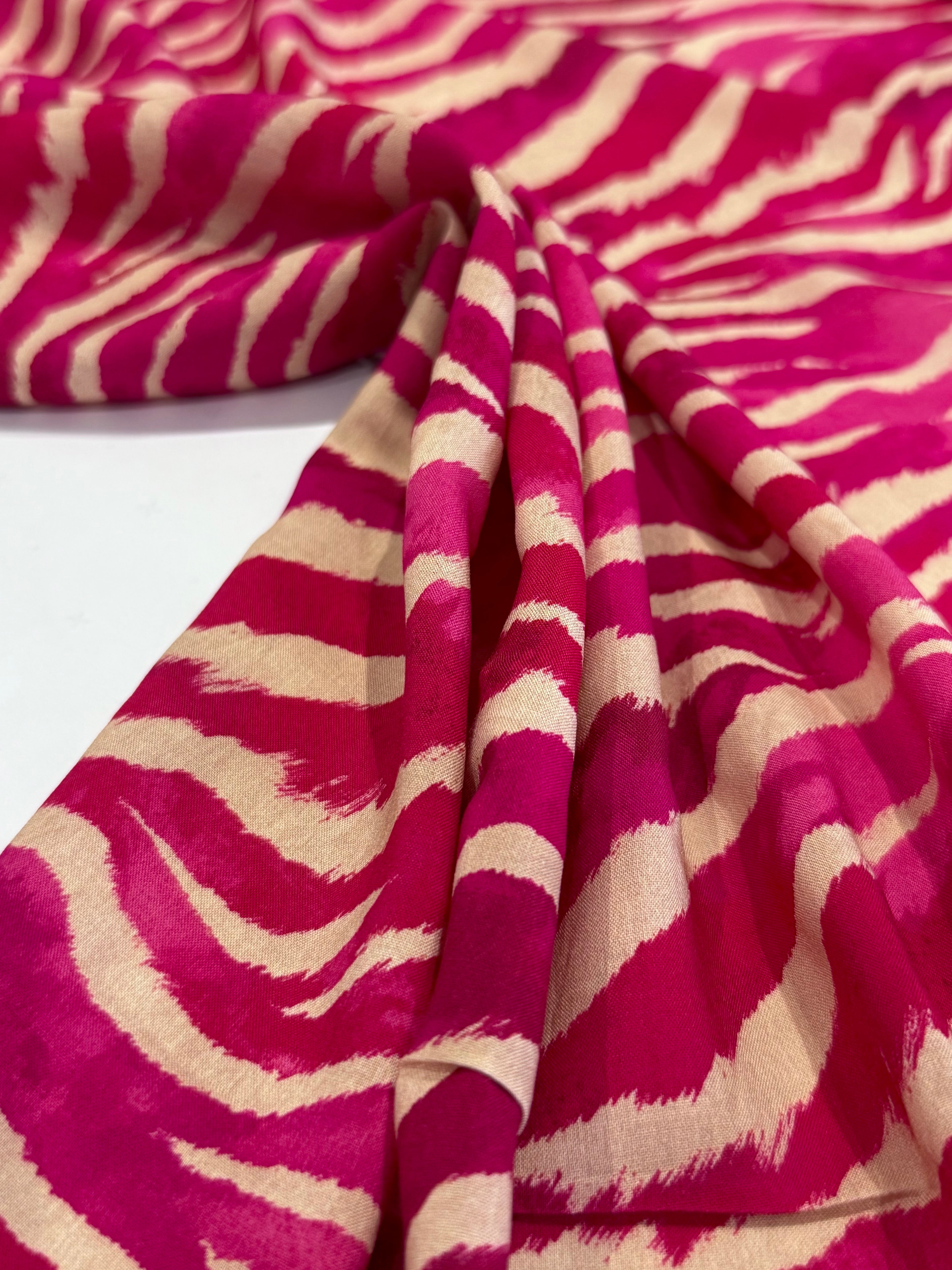 Safari Pink Viscose