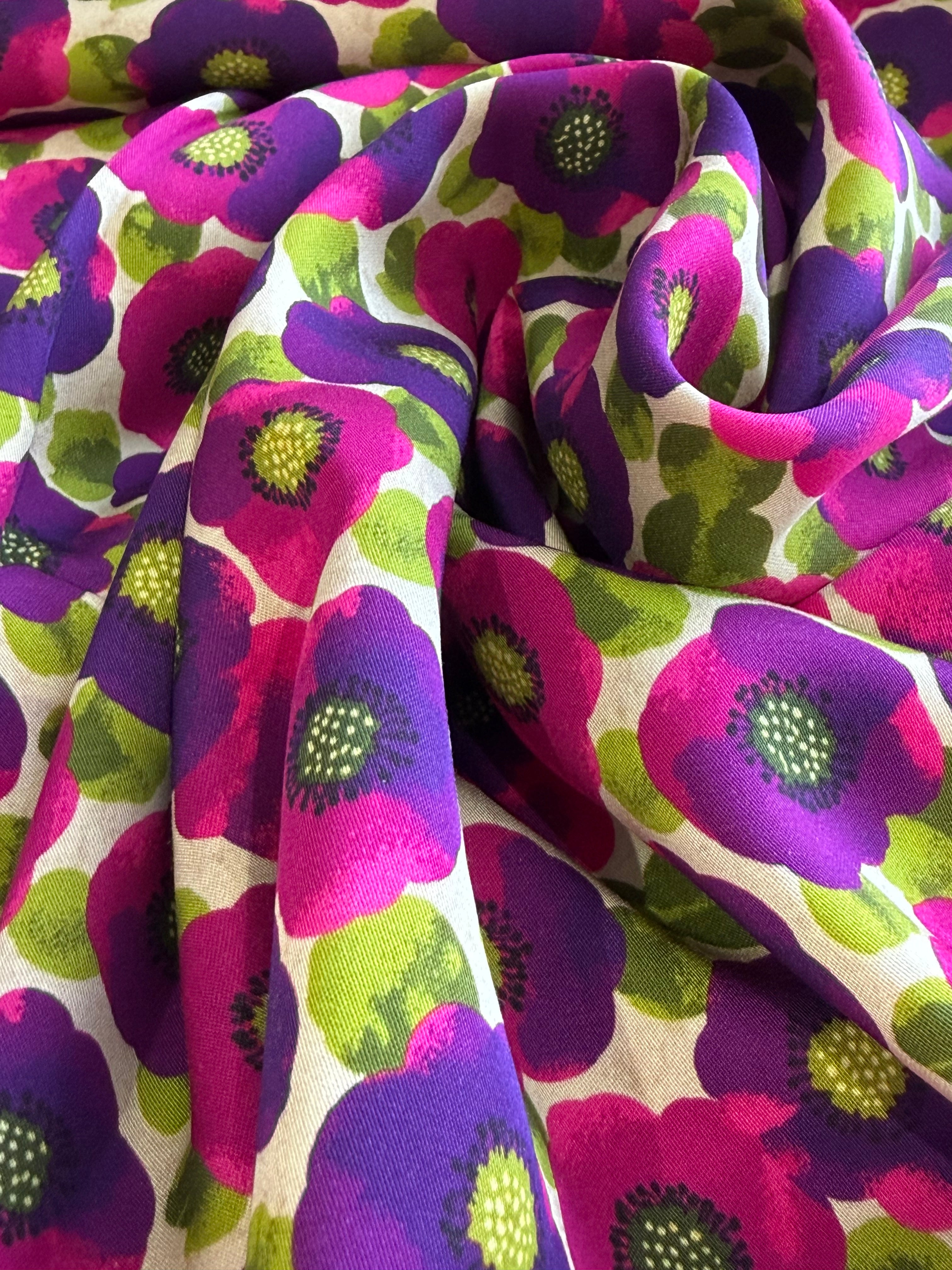 Fleur Viscose Sateen
