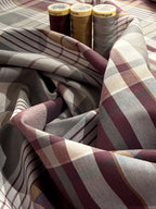 Berry Tartan Check Cotton