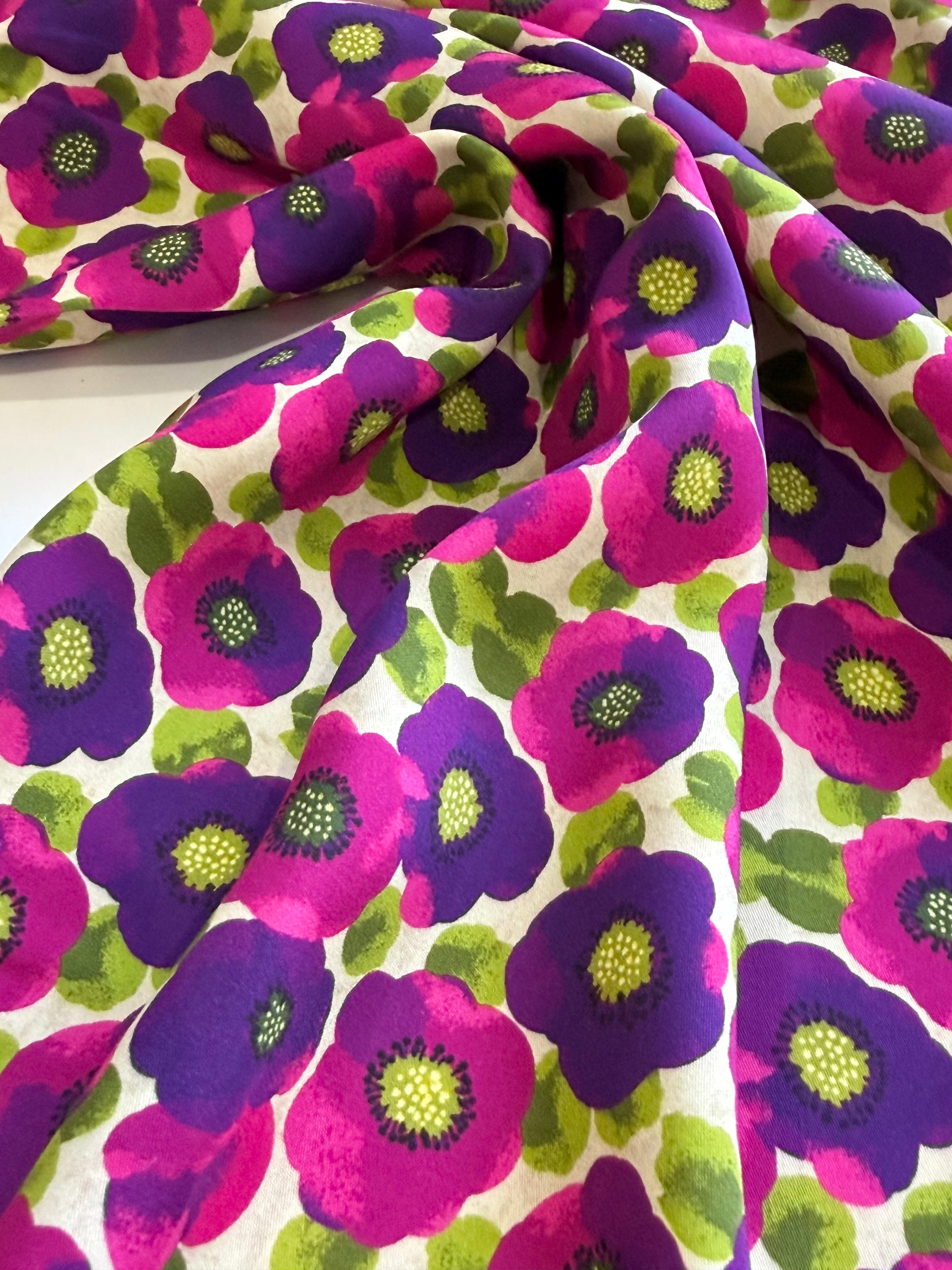 Fleur Viscose Sateen