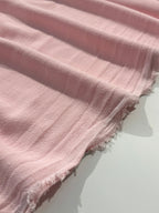 Pale Pink Viscose Linen Blend