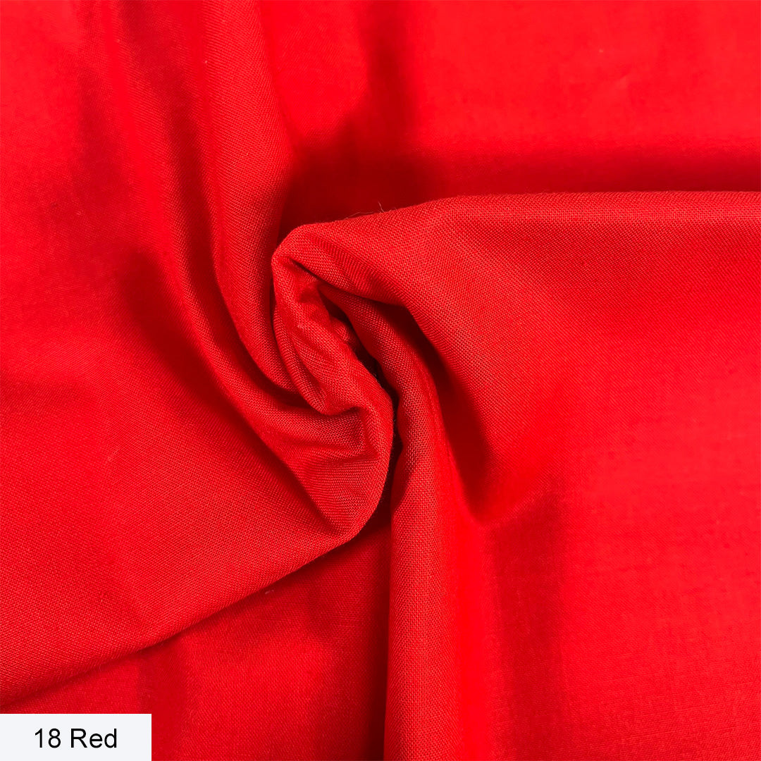 Organic Premium Solid Cotton 3248-18 - Red