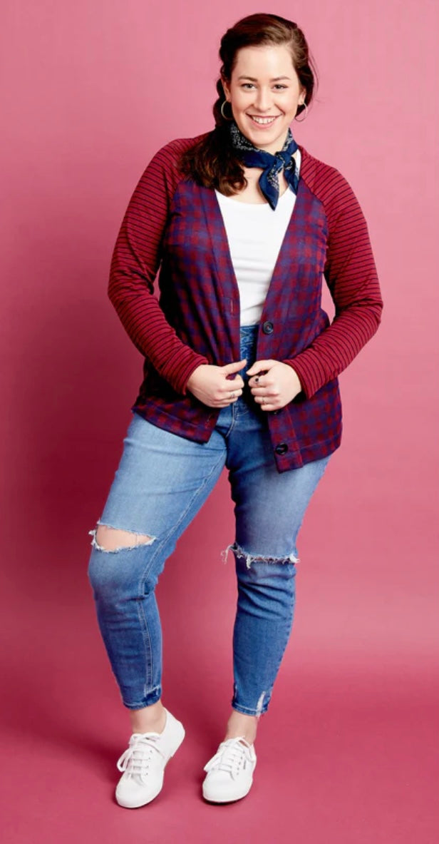 Cashmerette Fuller Cardigan Sizes 12-32