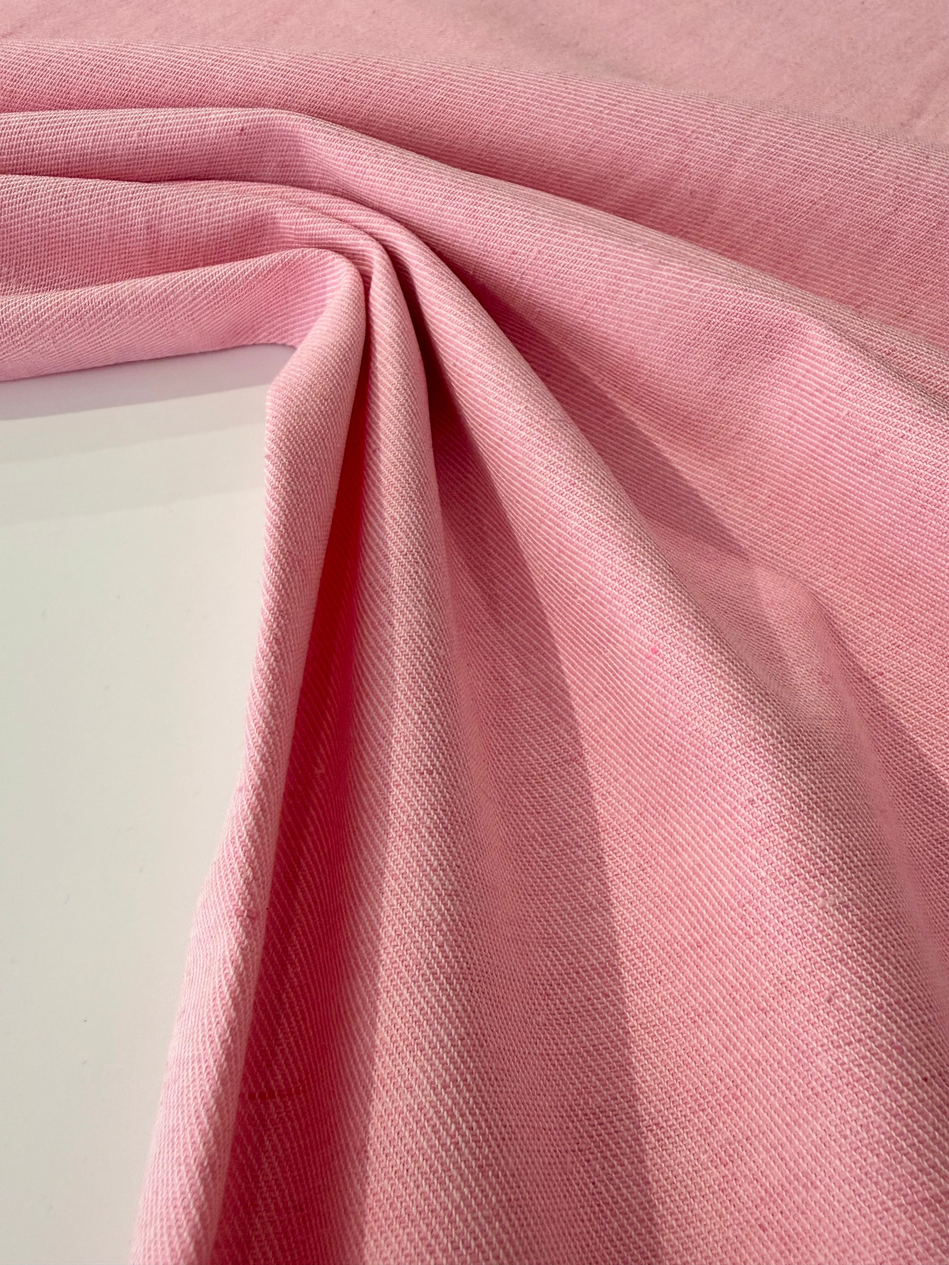 Non Stretch Pastel Denim - Pink
