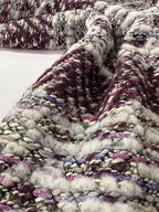 Damson Bouclé Tweed – Deadstock