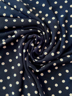 Tea Party Bubble Crepe - Navy By Lady McElroy
