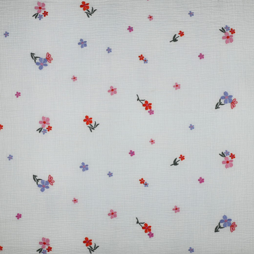 Rosalie Embroidered Cotton Double Gauze