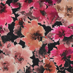 Paintbox Blooms Cotton Viscose Blend