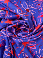 Cosmic Bloom Viscose Twill By Light & Lush Stof Of Denmark