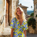 Amalfi Lemons Cotton Viscose Blend