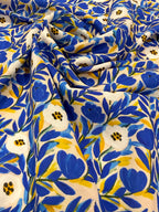 Ceramic Story Flowers Viscose Lawn