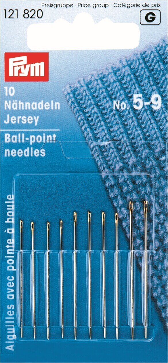 Prym 121820 Jersey Ball Point Needles