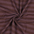 Stitched Stripe Cotton - Brown