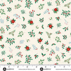 The Nutcracker - Foliage Cream MU-226-Q Individual Fat Quarter - By Makower UK