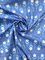 Peacock Daisy EXCLUSIVE - PURE 100% Organic Cotton By Lady McElroy