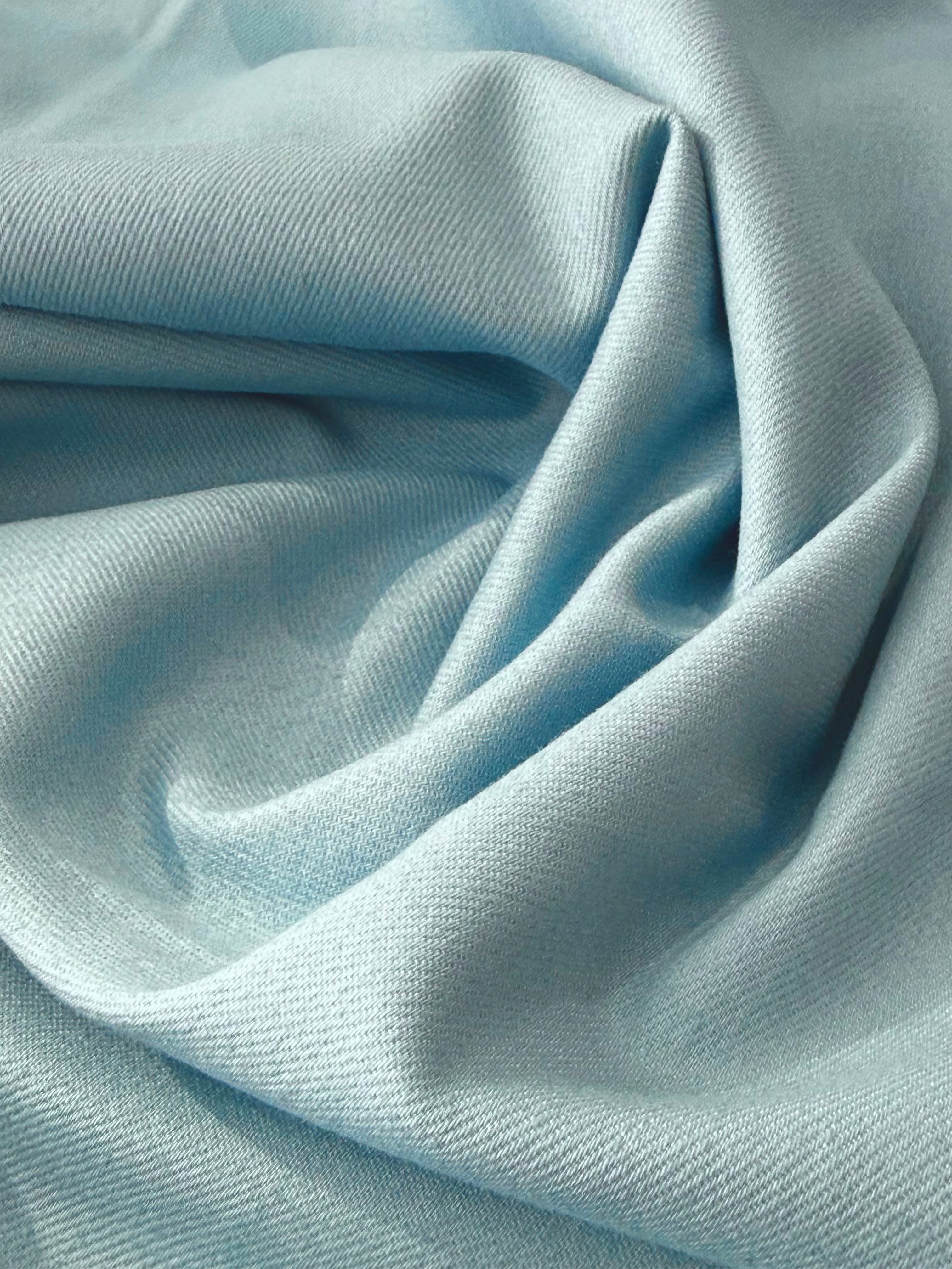 Ex Paul Smith Deadstock Stretch Denim – Pale Aqua Blue